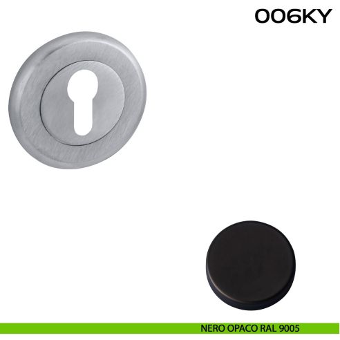 Bocchetta foro yale tonda 006 Reguitti nero