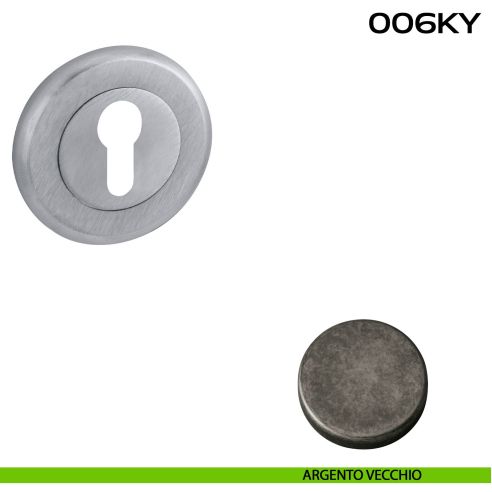 Bocchetta foro yale tonda 006 Reguitti argento