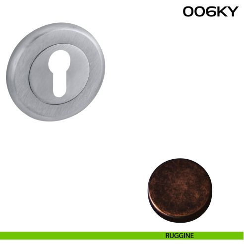 Bocchetta foro yale tonda 006 Reguitti ruggine