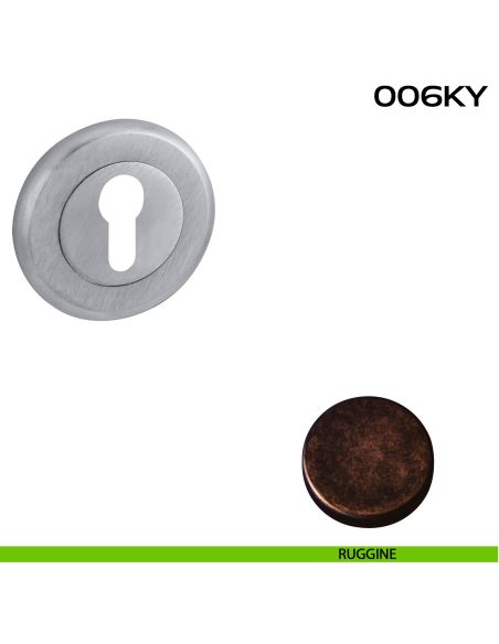 Bocchetta foro yale tonda 006 Reguitti ruggine