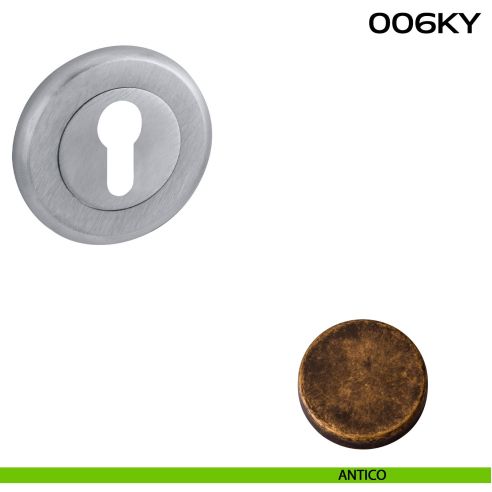 Bocchetta foro yale tonda 006 Reguitti antico