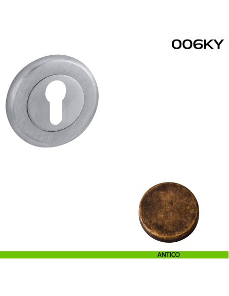 Bocchetta foro yale tonda 006 Reguitti antico