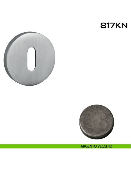 Bocchetta foro chiave tonda 817 Reguitti argento