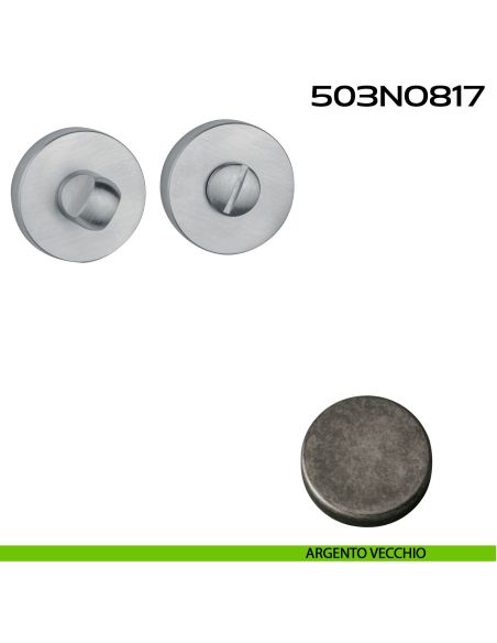 Nottolino WC tondo 503NO817 Reguitti argento vecchio