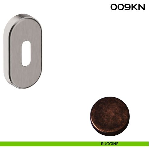 Bocchetta foro chiave ovale 009 Reguitti ruggine