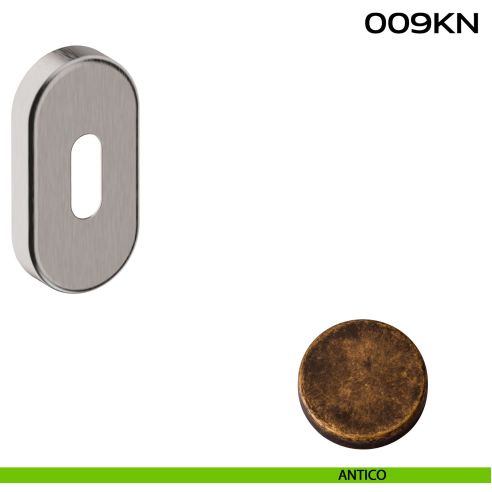 Bocchetta foro chiave ovale 009 Reguitti antico