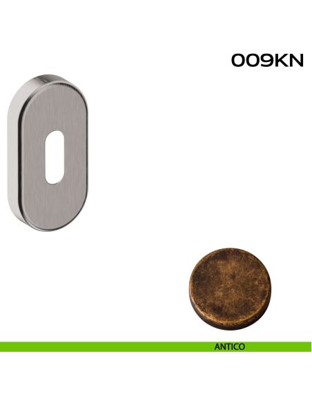 Bocchetta foro chiave ovale 009 Reguitti antico