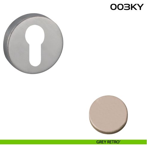 Bocchetta foro yale tonda 003 Reguitti grey retro