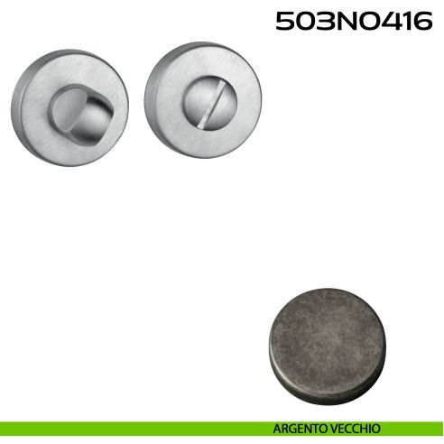 Nottolino WC tondo 503NO416 Reguitti argento vecchio