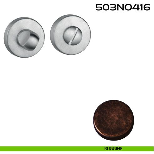 Nottolino WC tondo 503NO416 Reguitti ruggine