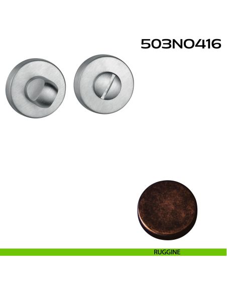 Nottolino WC tondo 503NO416 Reguitti ruggine