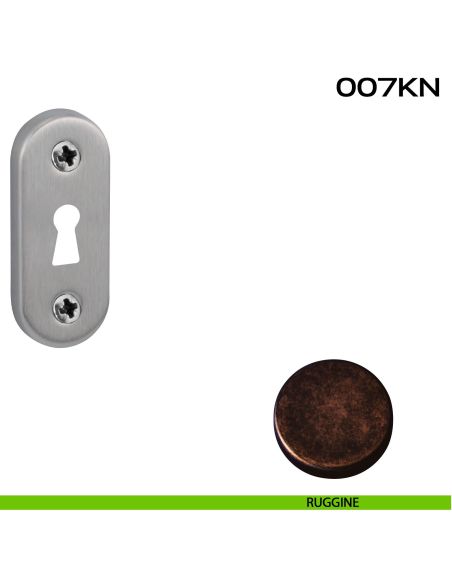 Bocchetta foro chiave ovale 007 Reguitti ruggine
