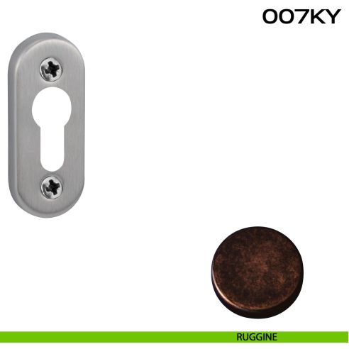 Bocchetta foro yale ovale 007 Reguitti ruggine