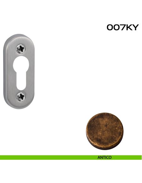 Bocchetta foro yale ovale 007 Reguitti antico