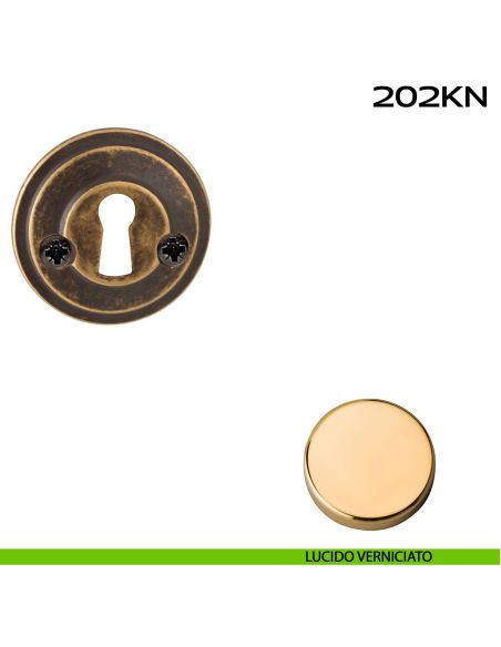 Bocchetta foro chiave tonda 202 Reguitti lucido