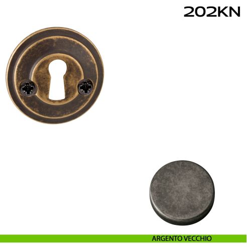 Bocchetta foro chiave tonda 202 Reguitti argento