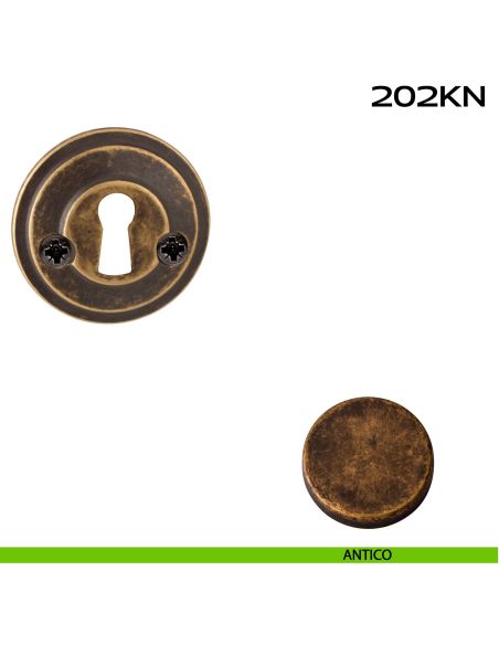 Bocchetta foro chiave tonda 202 Reguitti antico