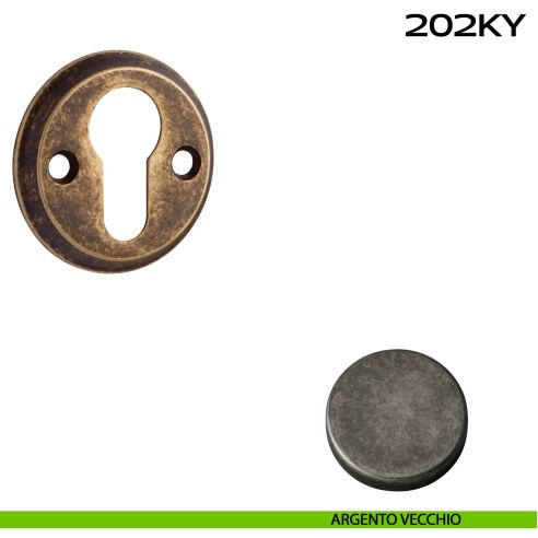 Bocchetta foro yale tonda 202 Reguitti argento
