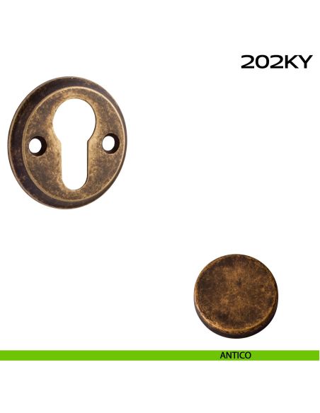 Bocchetta foro yale tonda 202 Reguitti antico