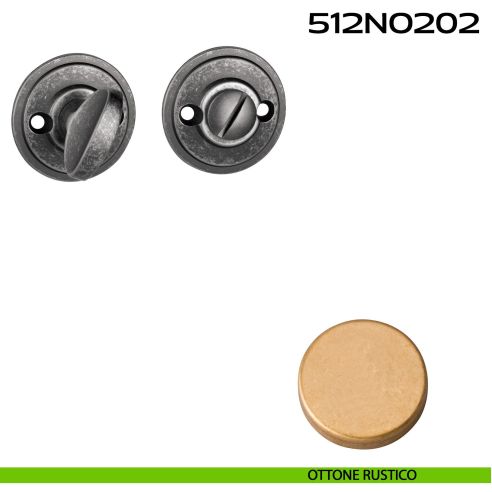 Nottolino WC tondo 512NO202 Reguitti ottone