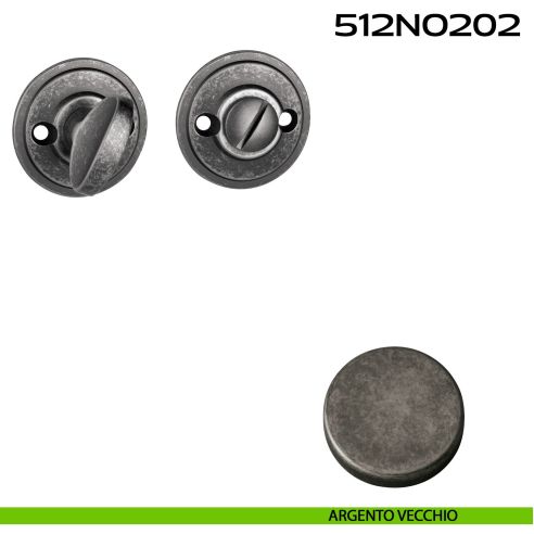 Nottolino WC tondo 512NO202 Reguitti argento