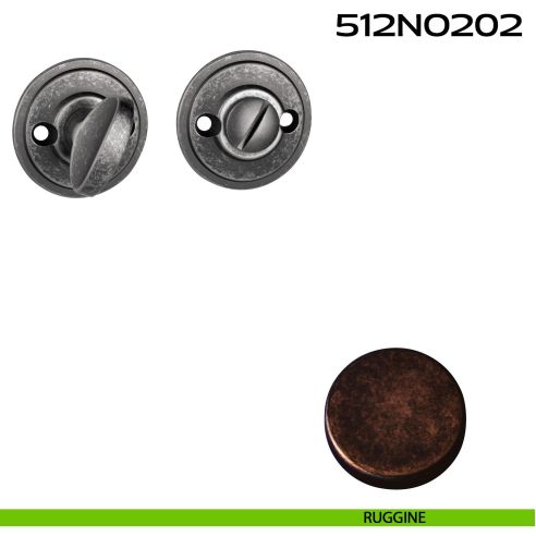 Nottolino WC tondo 512NO202 Reguitti ruggine