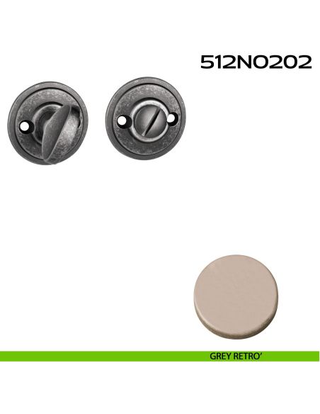 Nottolino WC tondo 512NO202 Reguitti grey