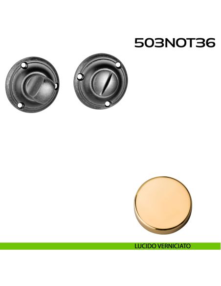 Nottolino WC tondo 503NOT36 Reguitti lucido