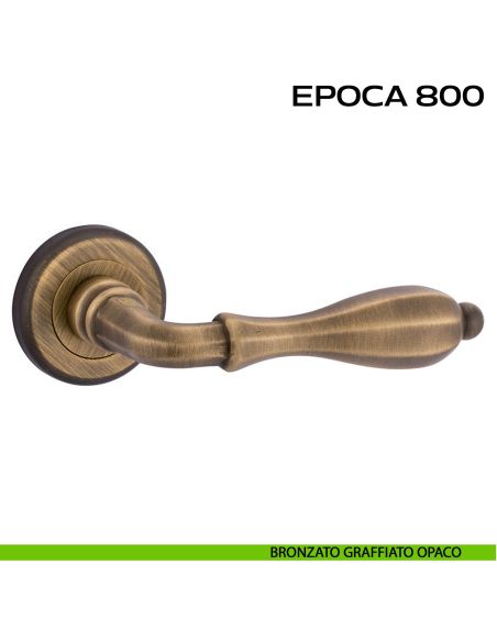 Maniglia per porta Epoca 800 Reguitti bronzato