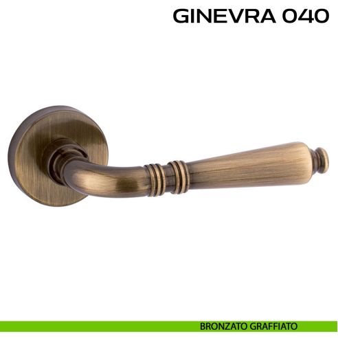 Maniglia per porta Ginevra 040 Reguitti bronzato