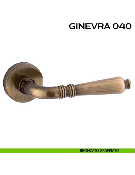 Maniglia per porta Ginevra 040 Reguitti bronzato
