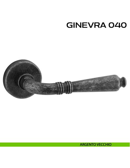Maniglia per porta Ginevra 040 Reguitti argento