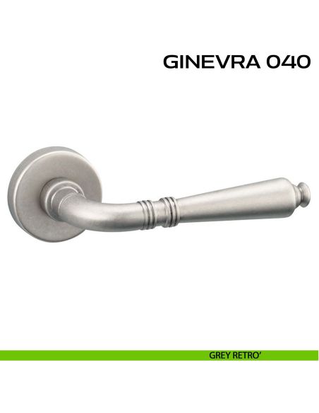 Maniglia per porta Ginevra 040 Reguitti grey retrò