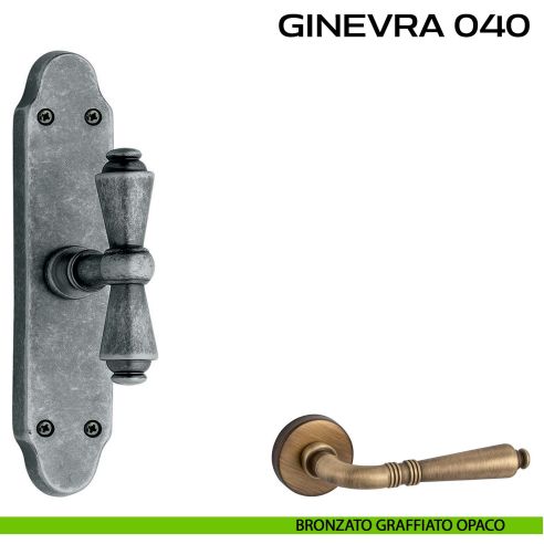 Maniglia per finestra cremonese Ginevra 040 Reguitti graffiato opaco