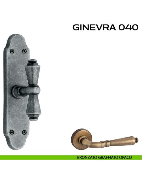 Maniglia per finestra cremonese Ginevra 040 Reguitti graffiato opaco