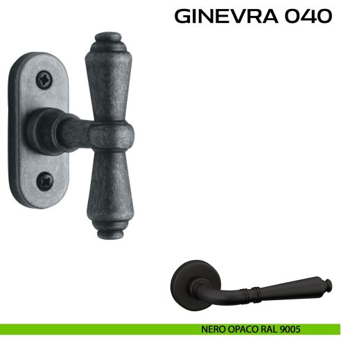 Maniglia per finestra martellina Ginevra 040 Reguitti nero
