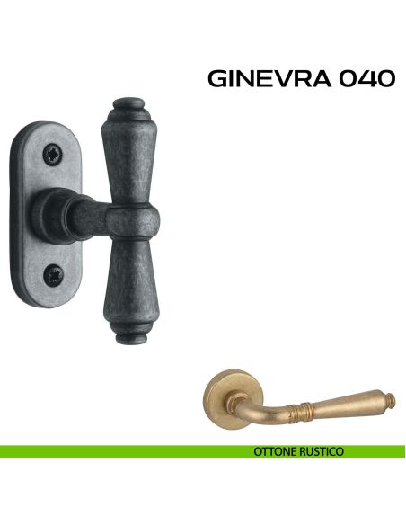 Maniglia per finestra martellina Ginevra 040 Reguitti rustico
