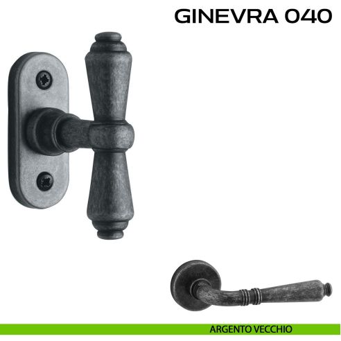 Maniglia per finestra martellina Ginevra 040 Reguitti argento