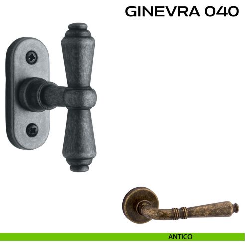 Maniglia per finestra martellina Ginevra 040 Reguitti antico