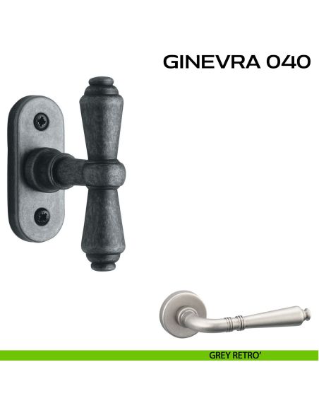 Maniglia per finestra martellina Ginevra 040 Reguitti grey