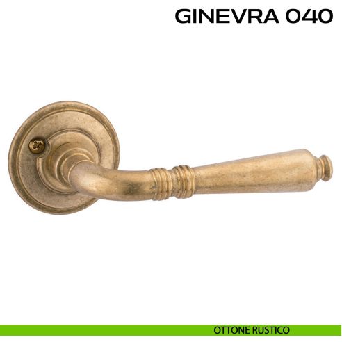 Maniglia per porta Ginevra 040 Reguitti con viti a vista rustico