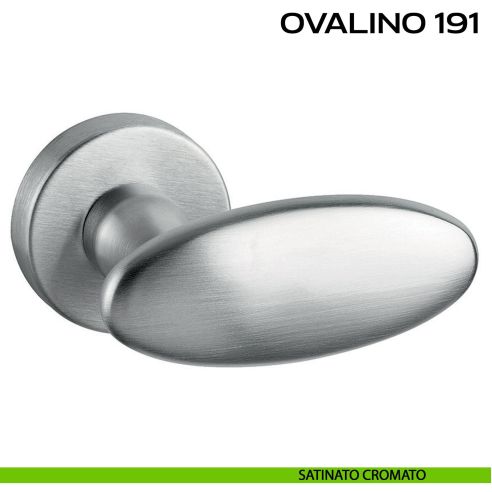 Maniglia per porta Ovalino 191 Reguitti satinato