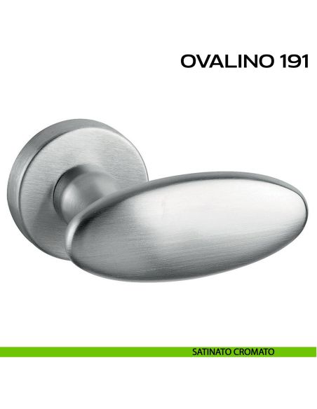 Maniglia per porta Ovalino 191 Reguitti satinato