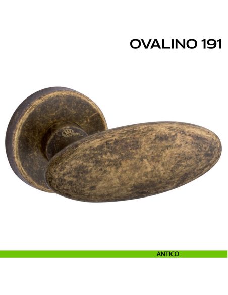 Maniglia per porta Ovalino 191 Reguitti antico