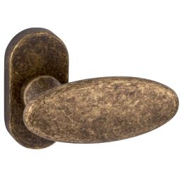 Maniglia per porta Ovalino 191 Reguitti con rosetta ovale