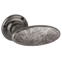 Maniglia per porta Ovalino 191 Reguitti con viti a vista