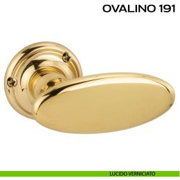 Maniglia per porta Ovalino 191 Reguitti con viti a vista 2
