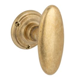 Pomolo ovale girevole per porta Ovalino 190 a T Reguitti