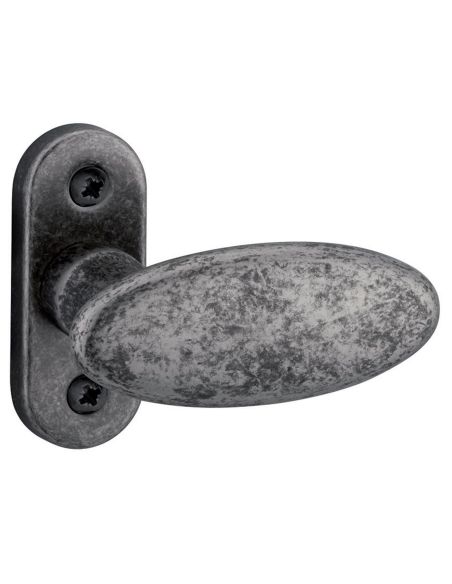 Maniglia per porta con viti a vista Ovalino 191 Reguitti con rosetta ovale