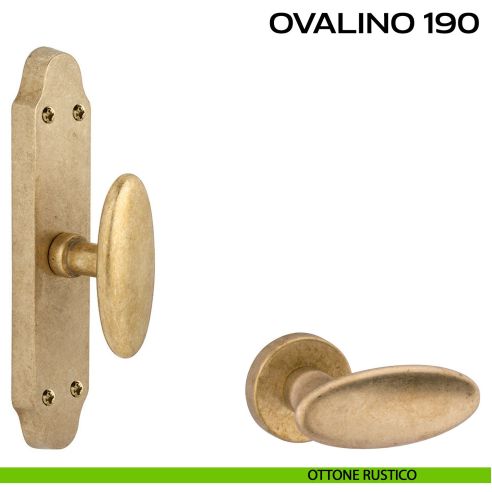 Maniglia per finestra cremonese Ovalino T 190 Reguitti rustico